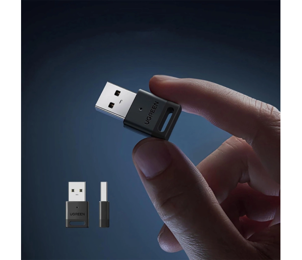 UGREEN Adapter Bluetooth 5.3 CM591 USB zasięg 20m czarny - 1513587 - zdjęcie 3